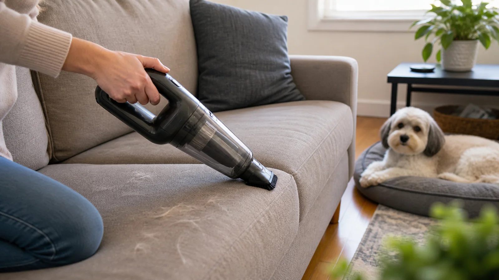 Best handheld vacuums for pet hair in an apartment living room