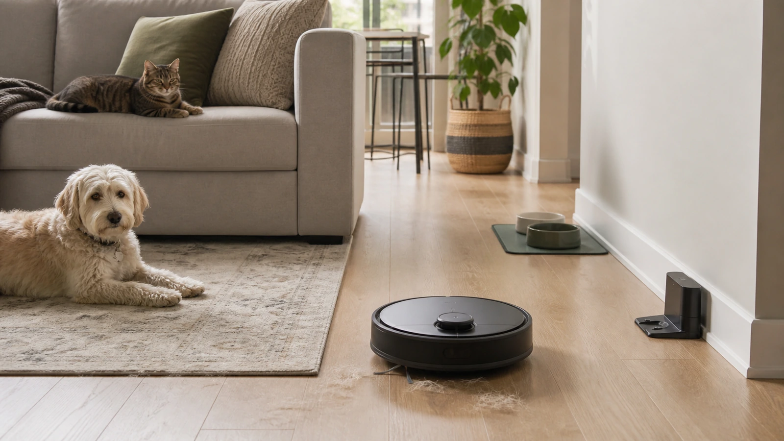Best robot vacuums for pet hair in a small apartment