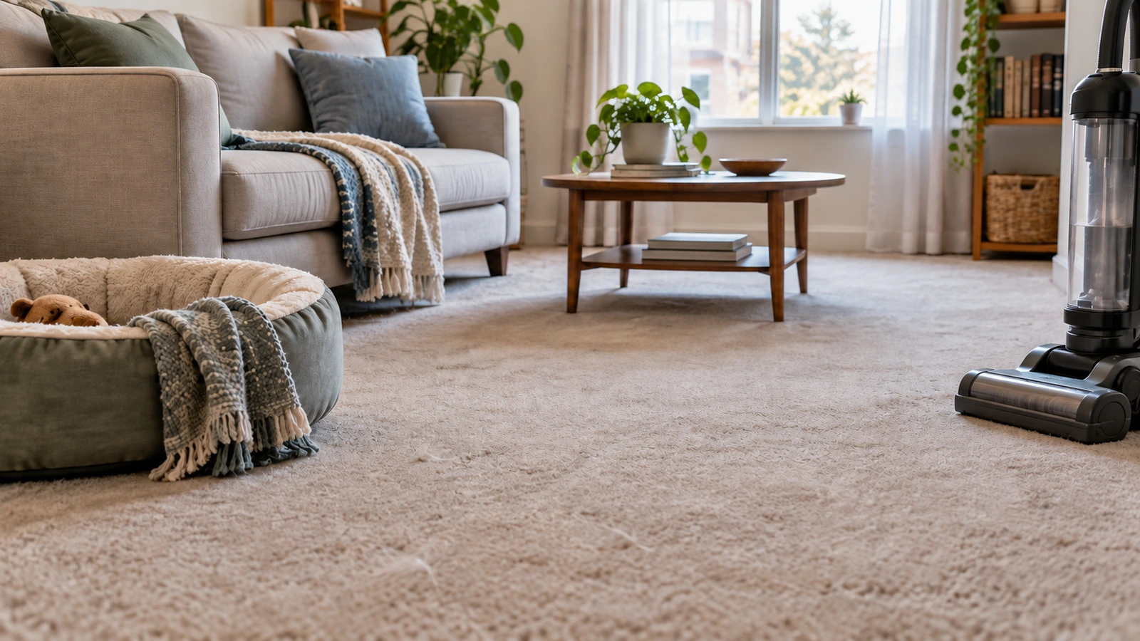 How often should you clean carpet with pets