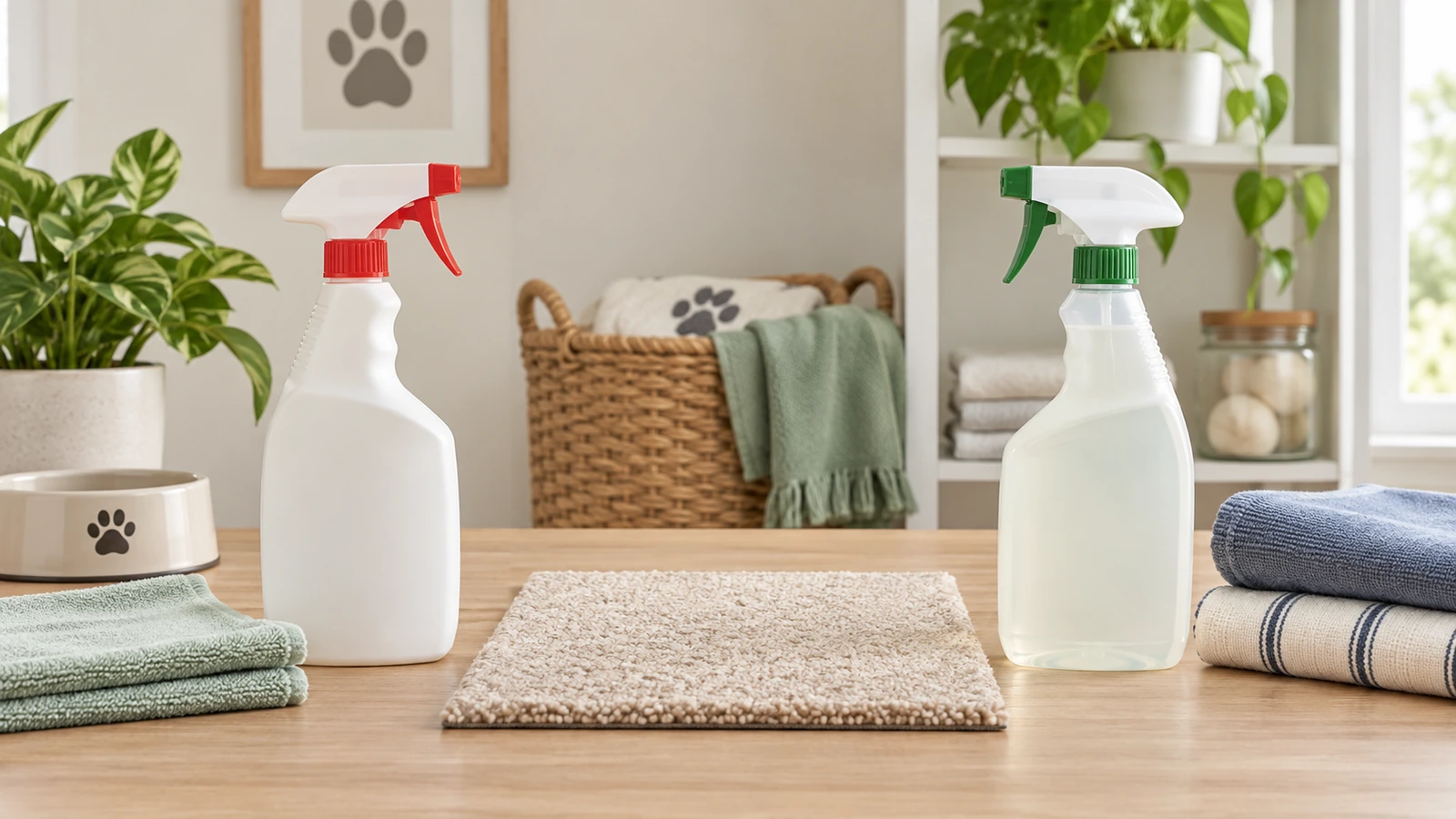 Nature’s Miracle vs Biokleen pet stain cleaner comparison